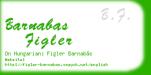 barnabas figler business card