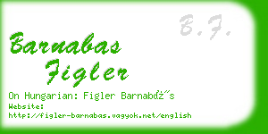 barnabas figler business card